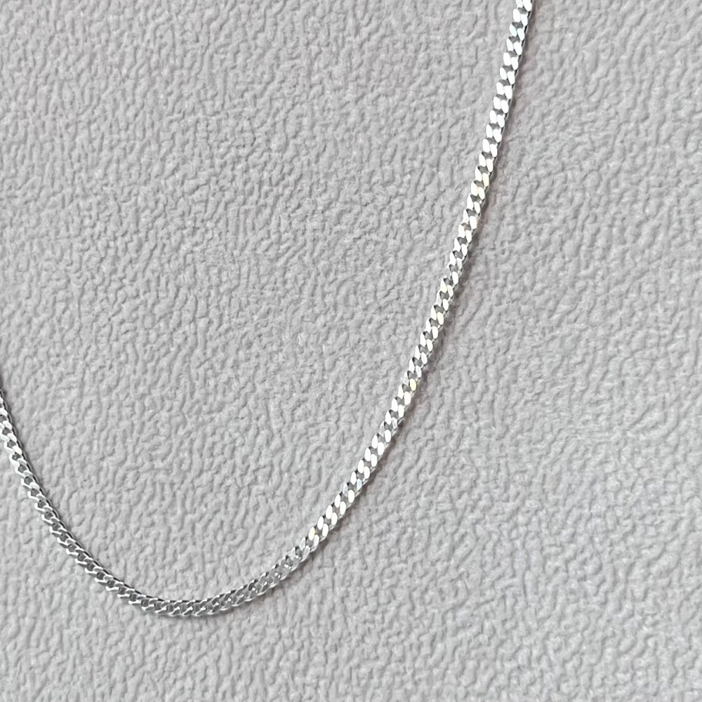 N021 | .925 Sterling Silver Micro Cuban Link Chain - Picture 2 of 3
